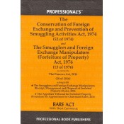Professional's The Conservation of Foreign Exchange and Prevention of Smuggling Activities Act, 1974 Bare Act
